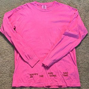 Kacey Musgraves Happy and Sad Long Sleeve Tee Size M